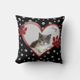 Cat Lover Gift | Pet Keepsaké | Anpassningsbar Pho Kudde