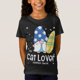 Cat Lover Gnome, underbart sommarmatchning för fam T Shirt