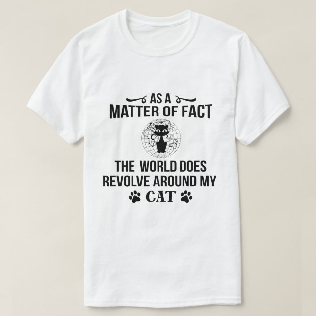 Cat lover humor t shirt (Design framsida)