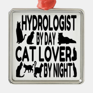 Cat Lover Hydrolog Julgransprydnad Metall