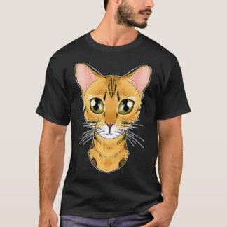 Cat Lover I Cat Face I Bengal Cat christmas  T Shirt