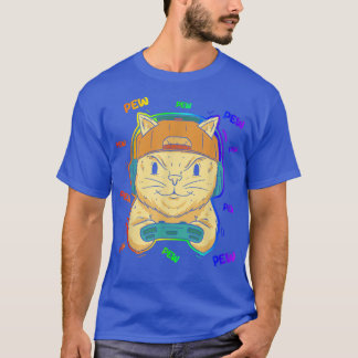 Cat Lover I Cat Owner I Video Gaming Nerd I Gamer T Shirt