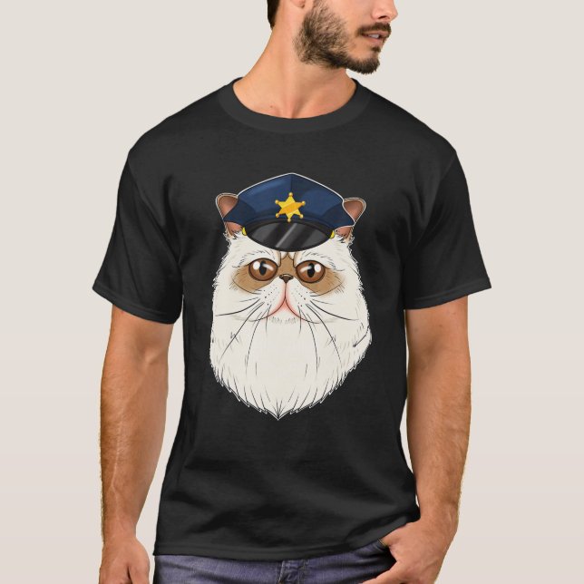 Cat Lover I polis I Himalayan Cat T Shirt (Framsida)