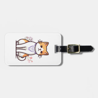 Cat lover ID Card or Luggage Tags Bagagebricka