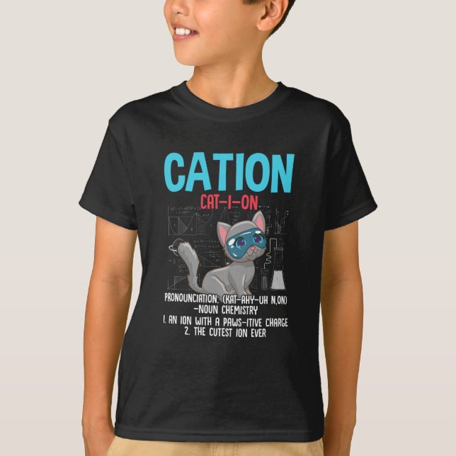 Cat Lover, Inslag Cat Lover, en duktig kemi T Shirt (Framsida)