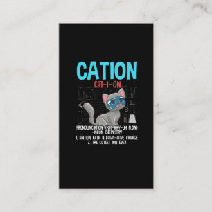 Cat Lover, Inslag Cat Lover, en duktig kemi Visitkort