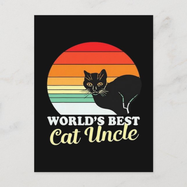 Cat Lover Jul Adful Vykort (Framsida)