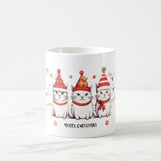 Cat Lover jul Snowflake Coffee Mugg (Center)