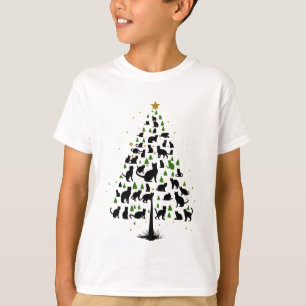 Cat Lover Julgran 2 T Shirt