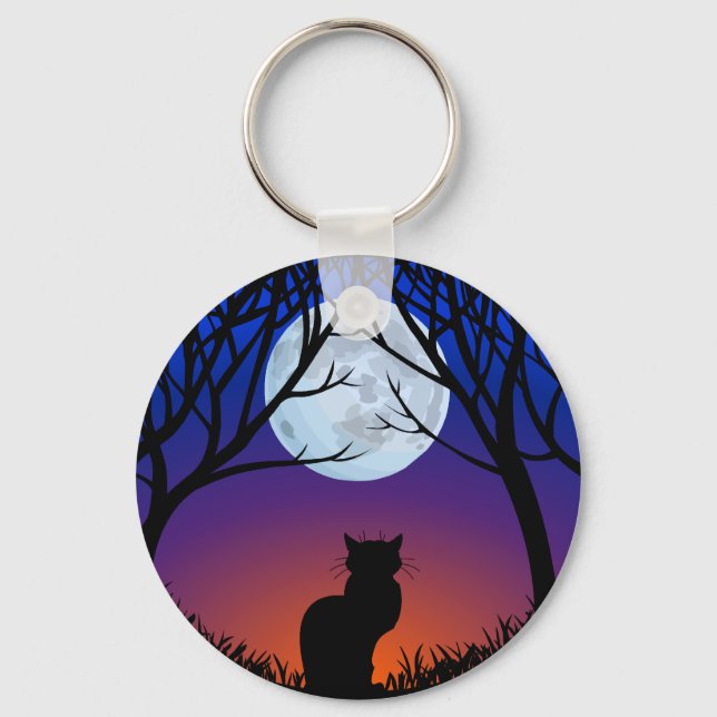 Cat Lover Keychain Cat Nyckelrings Anpassade Nyckelring (Framsida)