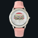 Cat Lover Kid Watch Birthday Gift för dina barn Armbandsur<br><div class="desc">Den här klockan är perfektens pedagogiska gåva till ett barn. Visningen har en uppringning av undervisningstiden,  med tidigare och framhävd för att hjälpa utbildade små barn att läsa tiden.</div>