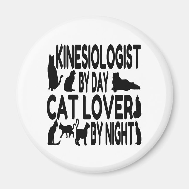 Cat Lover Kinesiolog Magnet (Framsidan)