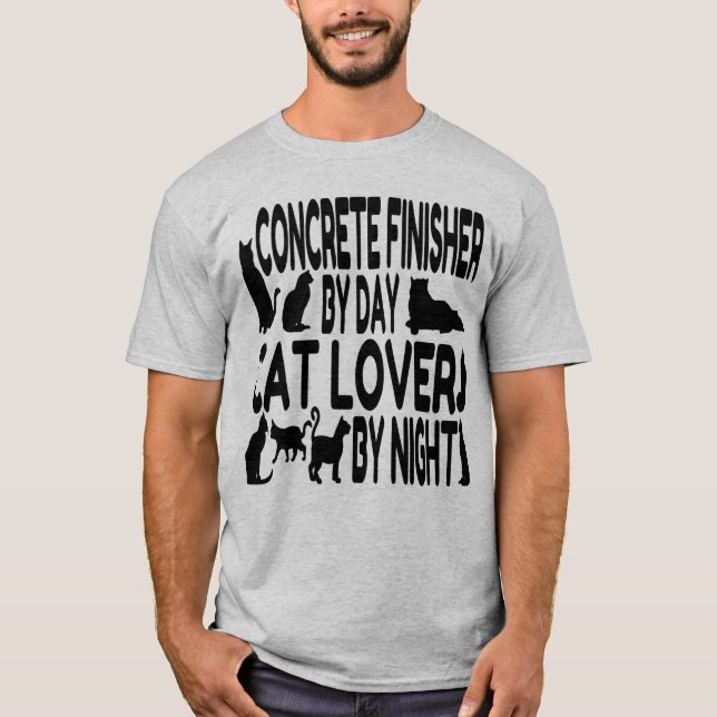 Cat Lover-konditor T-shirt (Framsida)