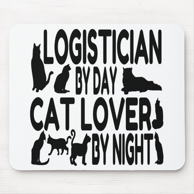 Cat Lover Logistician Musmatta (Framsidan)