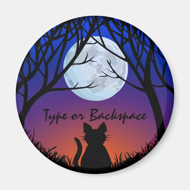 Cat Lover Magnet Tjock Cat Fridge Magnet Anpassa (Framsidan)