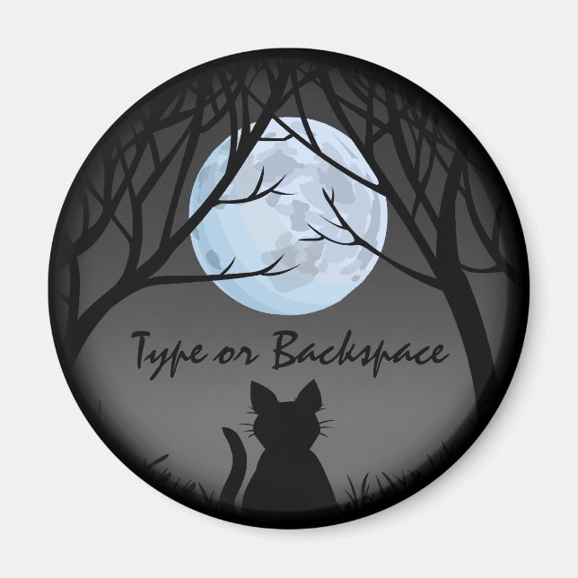 Cat Lover Magnet Tjock Cat Fridge Magnet Anpassa (Framsidan)