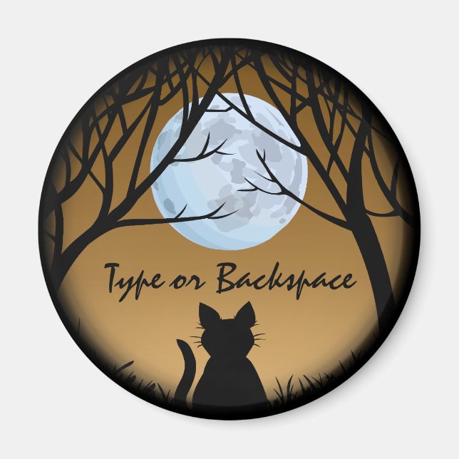 Cat Lover Magnet Tjock Cat Fridge Magnet Anpassa (Framsidan)