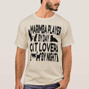 Cat Lover Marimba Player Tee