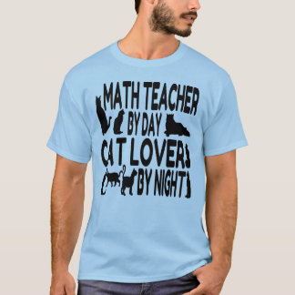 Cat Lover Math Lacher Tee