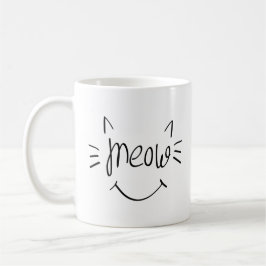 Cat Lover Meow Kaffemugg