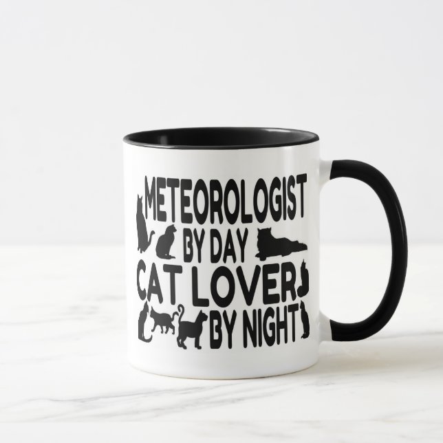 Cat Lover Meteorolog Mugg (Höger)