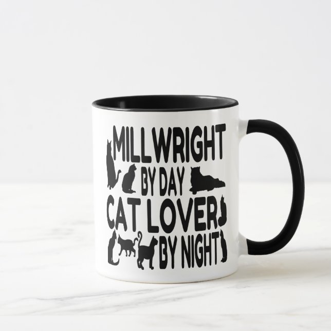 Cat Lover Millwright Mugg (Höger)