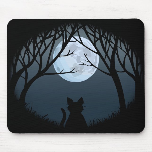 Cat Lover Mousepads Anpassade Tjock Cat Mouse Pad Musmatta (Framsidan)