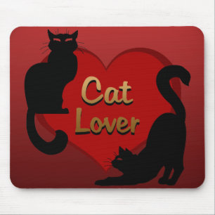 Cat Lover Mousepads Anpassade Tjock Cat Mouse Pad Musmatta