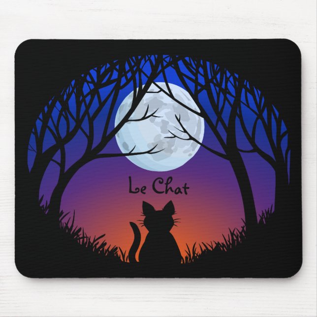 Cat Lover Mousepads Anpassade Tjock Cat Mouse Pad Musmatta (Framsidan)
