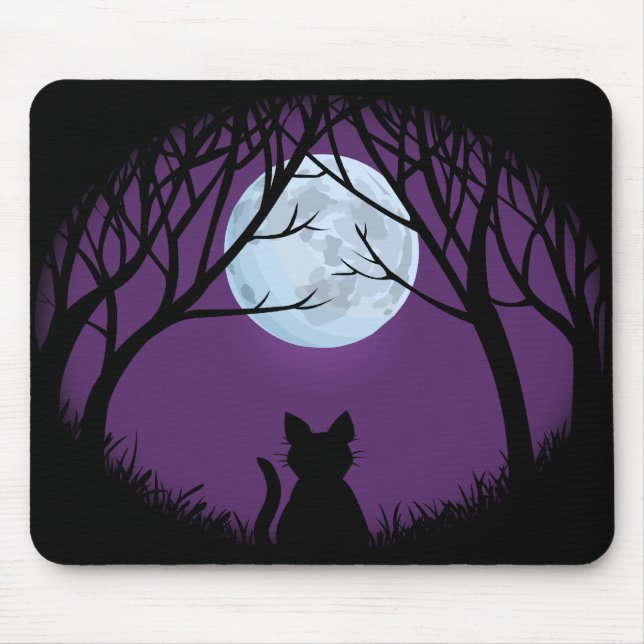 Cat Lover Mousepads Anpassade Tjock Cat Mouse Pad Musmatta (Framsidan)