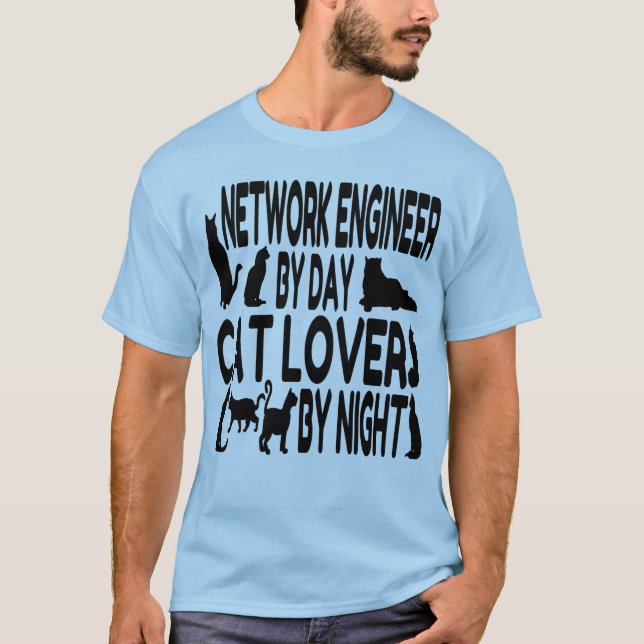 Cat Lover Network Ingenjör Tröja (Framsida)