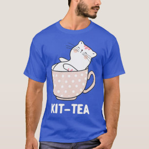 Cat Lover och Tea Älskare, Kit-Tea - 5 - T Shirt