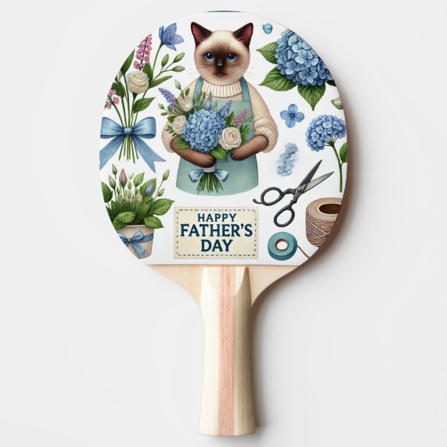 Cat Lover på Fars dag Pingisracket (Framsidan)