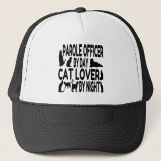 Cat Lover Parole Officer Truckerkeps