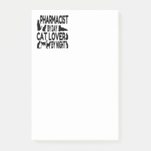 Cat Lover Pharmacist Post-it Block