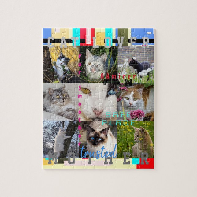 CAT LOVER Photo Puzzle HAMbWG Pussel (Vertikal)