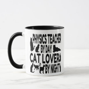 Cat Lover Physics Lacher Mugg