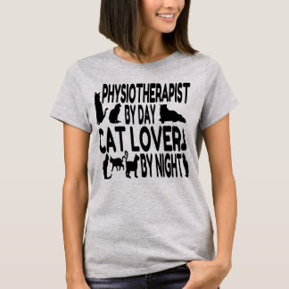 Cat Lover Physiotherapist T Shirt