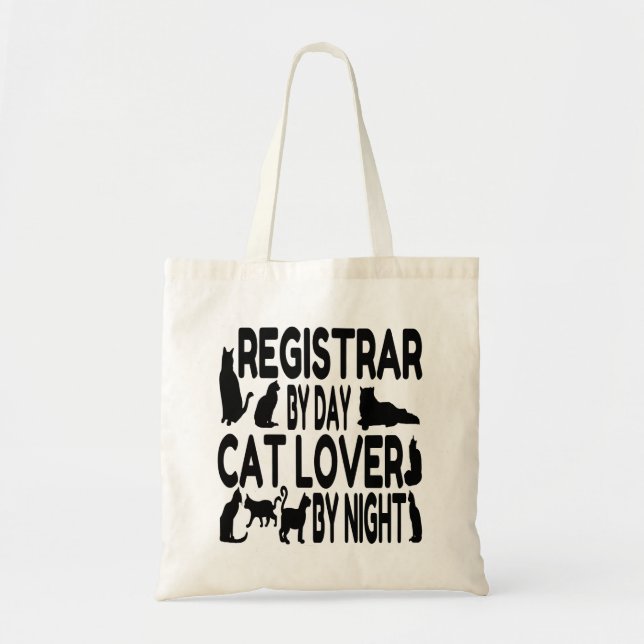 Cat Lover Registrar Tygkasse (Framsidan)