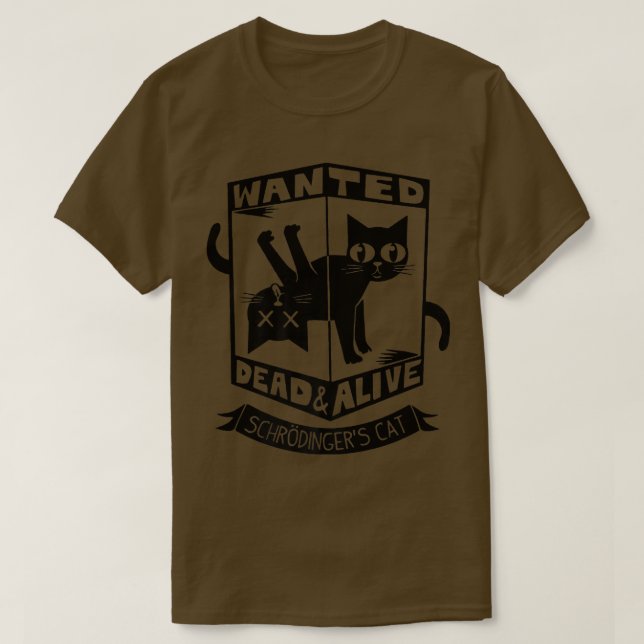 Cat lover schrodingers katt lustig katt  t shirt (Design framsida)