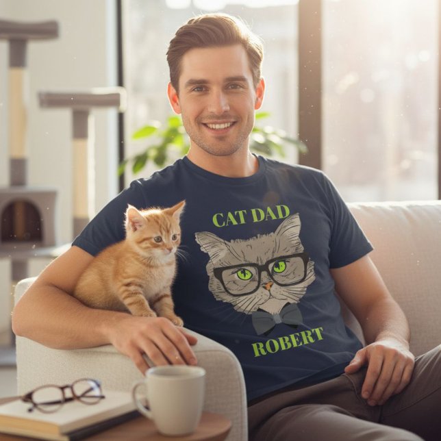 Cat Lover Shirt, For Him, cat themed gifts T Shirt (Skapare uppladdad)