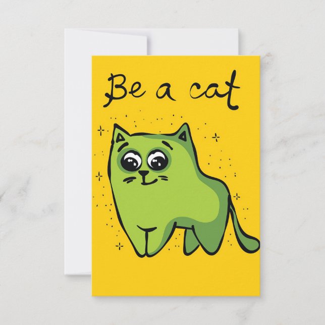 Cat Lover, som är en katt OSA Kort (Framsida)
