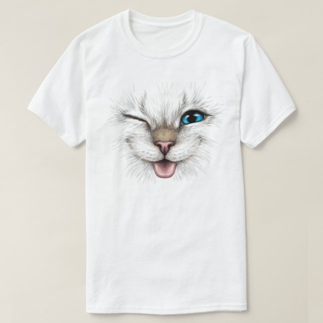 Cat Lover T Shirt (Design framsida)