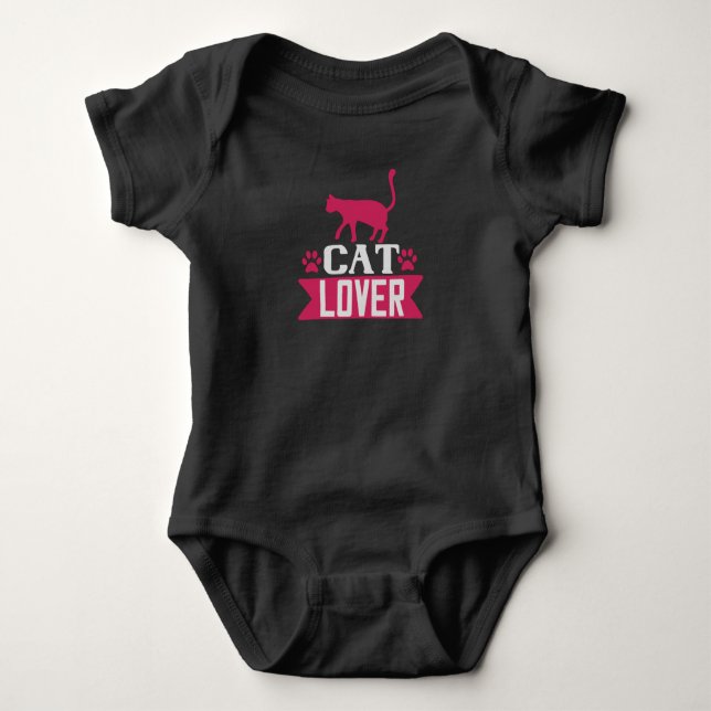 Cat Lover T Shirt (Framsida)