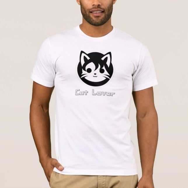 Cat Lover T Shirt (Framsida)