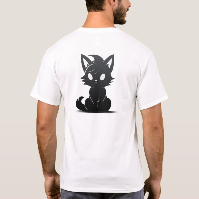 Cat Lover T Shirt (Baksida)