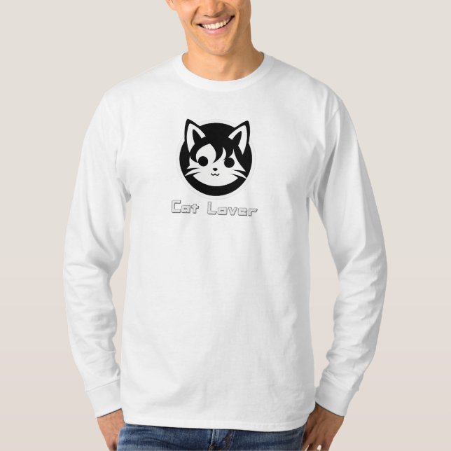 Cat Lover T Shirt (Framsida)