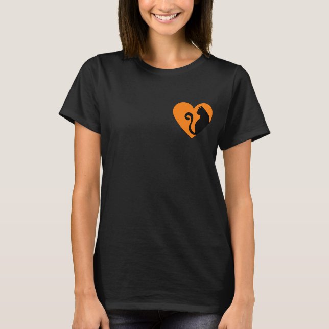 Cat Lover T Shirt (Framsida)