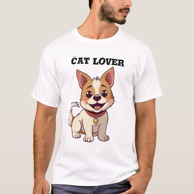 Cat lover T-shirt design  (Framsida)