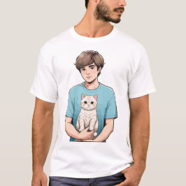 Cat Lover T-skjorta T Shirt